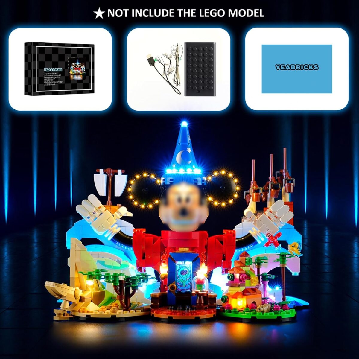 Compatible with LEGO LED Light for 21352 Ideas Magic of Disney Building Blocks Model BEST GIFT(Building Set NOT Included) - Image 5