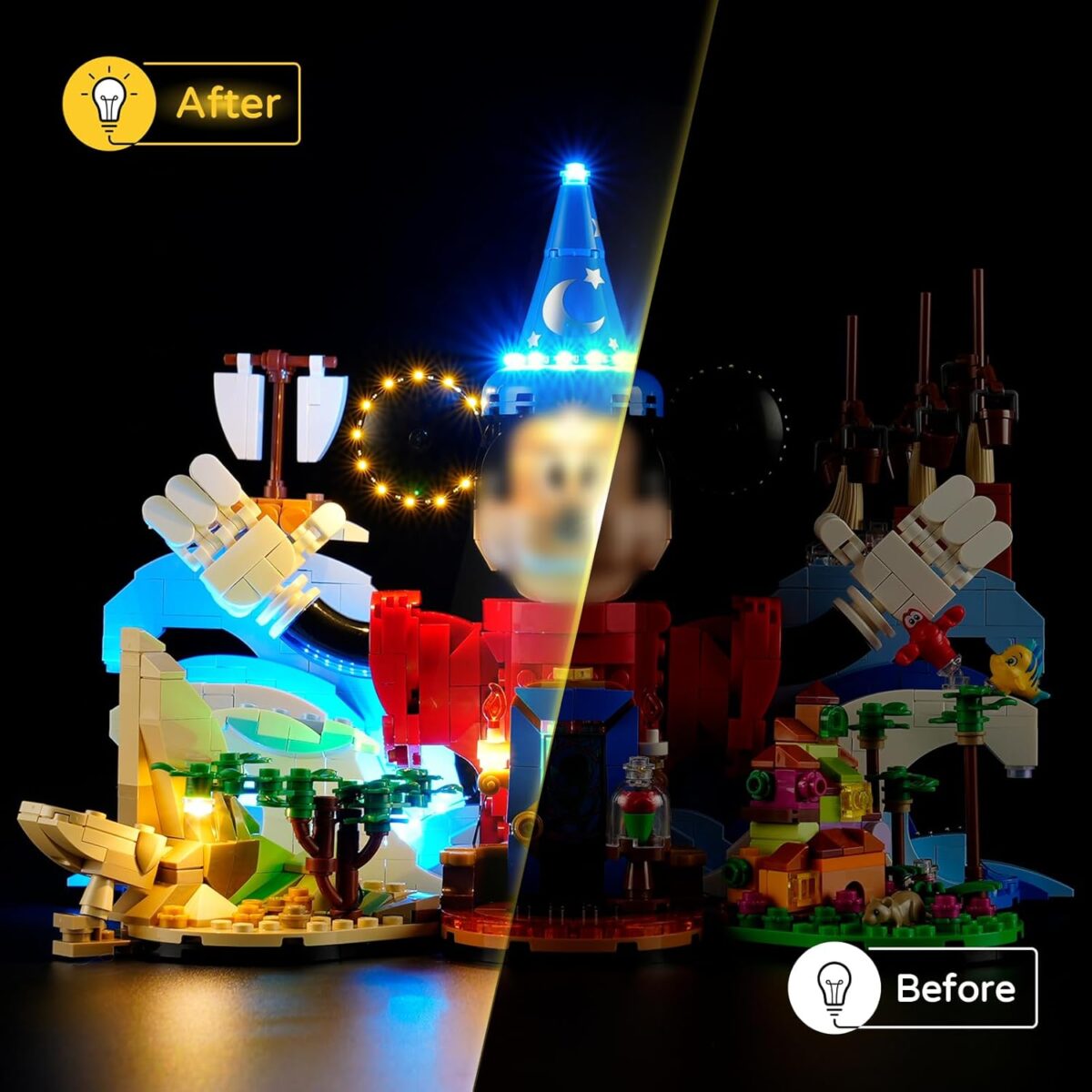 Compatible with LEGO LED Light for 21352 Ideas Magic of Disney Building Blocks Model BEST GIFT(Building Set NOT Included) - Image 6
