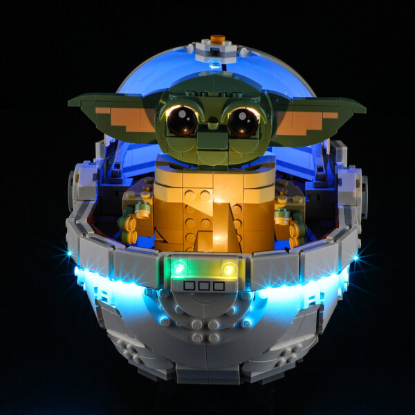 Compatible with LEGO LED Light for 75403 STAR WARS Grogu with Hover Pram Building Blocks Model BEST GIFT(Building Set NOT Included)