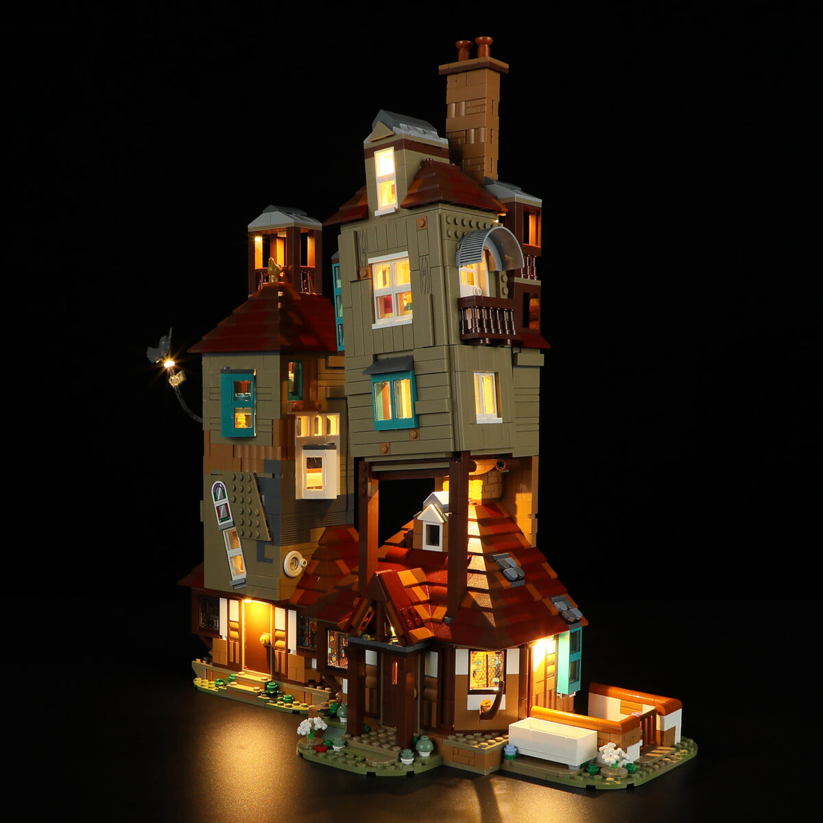 Compatible with LEGO LED Light for 76437 Harry Potter The Burrow – Collectors' Edition Building Blocks Model BEST GIFT(Building Set NOT Included) - Image 3