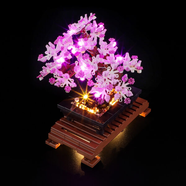 Compatible with LEGO LED Light for 10281 Creator Expert Bonsai Tree(Pink) Building Blocks Model BEST GIFT(Building Set NOT Included)