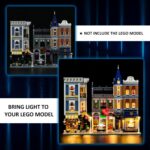 Compatible with LEGO LED Light for 10255 Creator The Assembly Square Building Blocks Model BEST GIFT(Building Set NOT Included) - Image 3