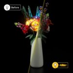 Compatible with LEGO LED Light for 10280 Icons Flower Bouquet Building Blocks Model BEST GIFT(Building Set NOT Included) - Image 6