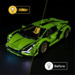 Compatible with LEGO LED Light for 42115 Technic Lamborghini Sián FKP 37 Building Blocks Model BEST GIFT(Building Set NOT Included)