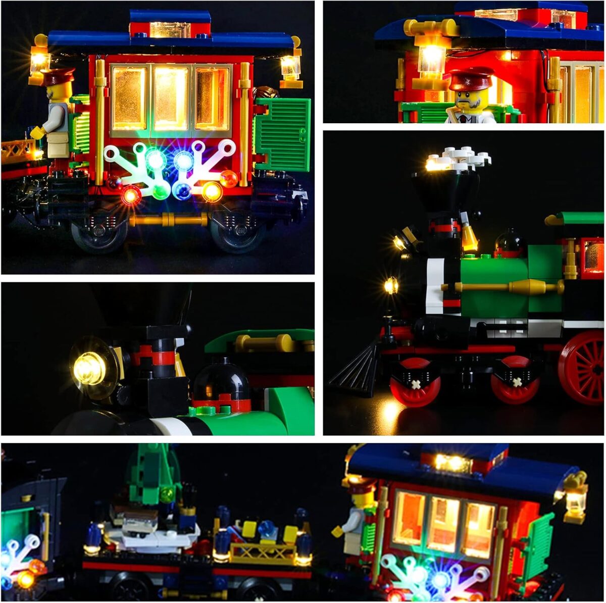 Compatible with LEGO LED Light for 10254 Creator Winter Holiday Train Building Blocks Model BEST GIFT(Building Set NOT Included) - Image 2