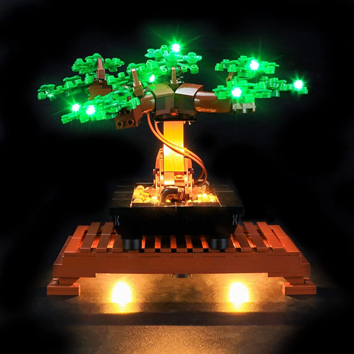 Compatible with LEGO LED Light for 10281 Creator Expert Bonsai Tree(Green) Building Blocks Model BEST GIFT(Building Set NOT Included) - Image 2