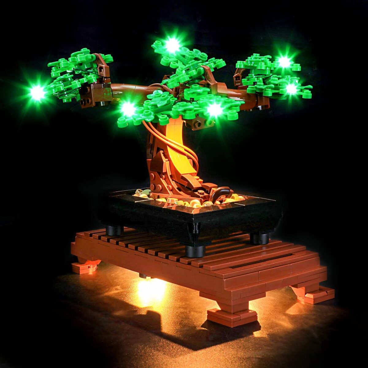 Compatible with LEGO LED Light for 10281 Creator Expert Bonsai Tree(Green) Building Blocks Model BEST GIFT(Building Set NOT Included) - Image 3