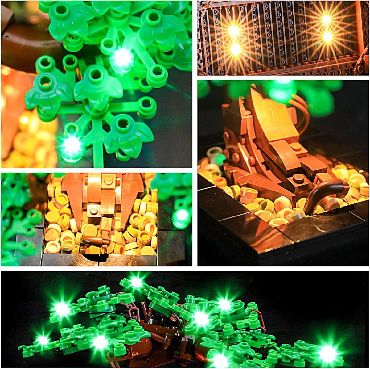 Compatible with LEGO LED Light for 10281 Creator Expert Bonsai Tree(Green) Building Blocks Model BEST GIFT(Building Set NOT Included) - Image 5