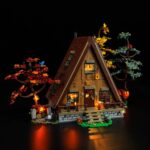 Compatible with LEGO LED Light for 21338 Ideas A-Frame Cabin Building Blocks Model BEST GIFT(Building Set NOT Included)