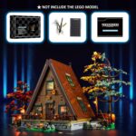 Compatible with LEGO LED Light for 21338 Ideas A-Frame Cabin Building Blocks Model BEST GIFT(Building Set NOT Included) - Image 6