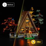 Compatible with LEGO LED Light for 21338 Ideas A-Frame Cabin Building Blocks Model BEST GIFT(Building Set NOT Included) - Image 5