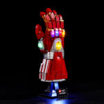 Compatible with LEGO LED Light for 76223 Marvel Nano Gauntlet Building Blocks Model BEST GIFT(Building Set NOT Included)
