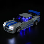 Compatible with LEGO LED Light for 76917 speed Fast 2 Furious Nissan Skyline GT-R Building Blocks Model BEST GIFT(Building Set NOT Included)