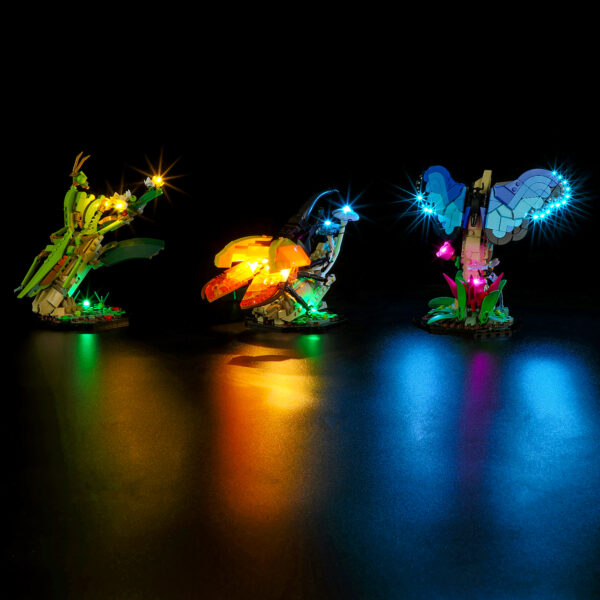 Compatible with LEGO LED Light for 21342 Ideas The Insect Collection Building Blocks Model BEST GIFT(Building Set NOT Included)