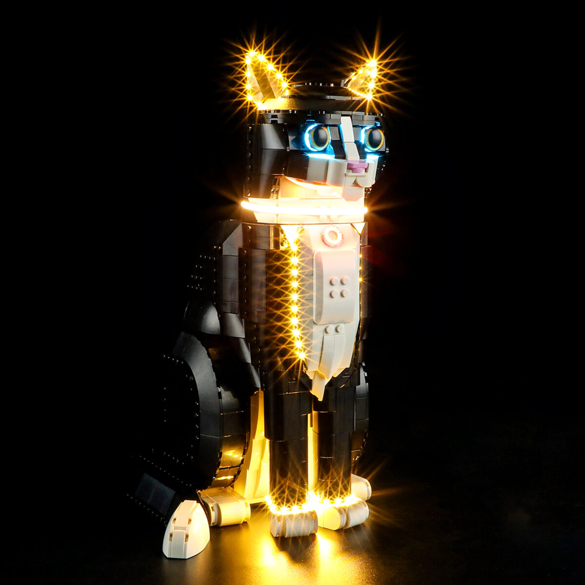 Compatible with LEGO LED Light for 21349 Ideas Tuxedo Cat Building Blocks Model BEST GIFT(Building Set NOT Included) - Image 2