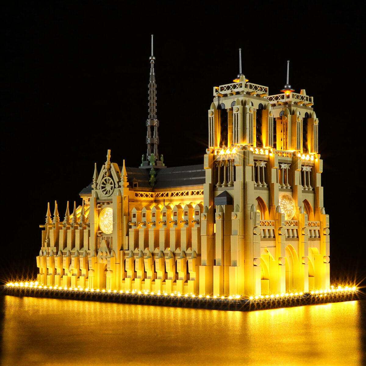 Compatible with LEGO LED Light for 21061 Architecture Notre Dame Cathedral Building Blocks Model BEST GIFT(Building Set NOT Included) - Image 3