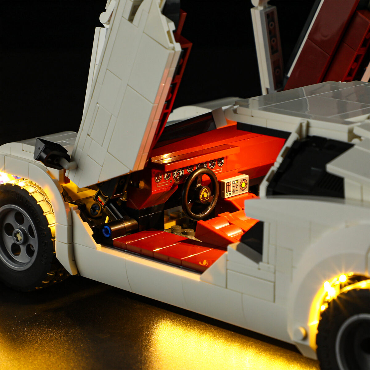 Compatible with LEGO LED Light for 10337 Icons Lamborghini Countach 5000 Quattrovalvole Building Blocks Model BEST GIFT(Building Set NOT Included) - Image 4