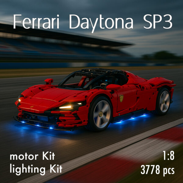 Compatible with LEGO LED Light for 42143 Technic Ferrari Daytona SP3 Building Blocks Model BEST GIFT(Building Set NOT Included)